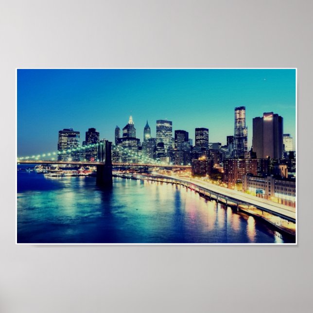Póster Poster de la ciudad de Nueva York (Frente)
