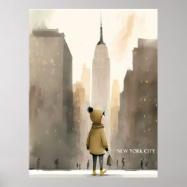 Póster Poster de la ciudad de Nueva York