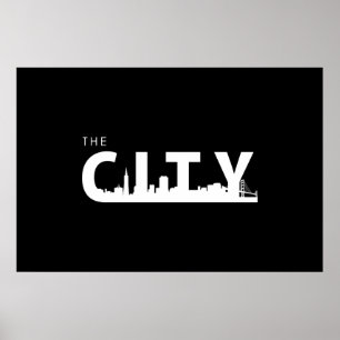 Póster Poster de la ciudad de San Francisco