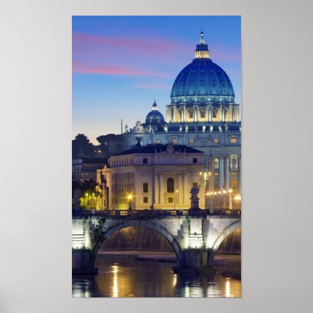 Póster Poster de la Ciudad del Vaticano (Frente)