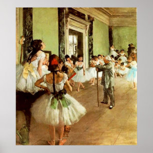 Póster Poster de la clase de danza
