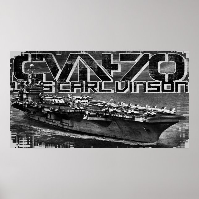 Póster Poster de la compañía aérea Carl Vinson (Frente)