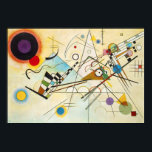 Póster Poster de la composición VIII de Kandinsky<br><div class="desc">Wassily Kandinsky Composition VIII poster. Pintura de óleo sobre lienzo de 1923. Kandinsky creó algunas de las pinturas abstractas más famosas del siglo XX, y la Composición VIII es ciertamente una de ellas. Lleno de llamativas líneas negras y formas intrigantes, el cuadro se mueve con un sentido de vida y...</div>