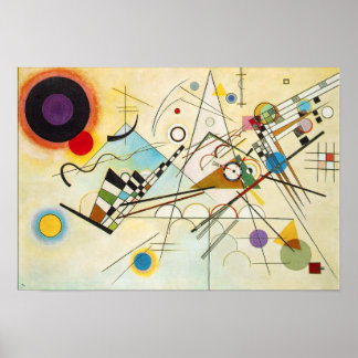 Póster Poster de la composición VIII de Kandinsky