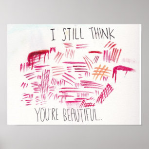 Póster Poster de la conciencia y de la aceptación del