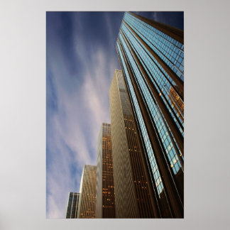 Póster Poster de la construcción moderna, Nueva York