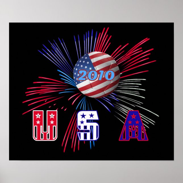 Póster POSTER de la Copa Mundial de Fútbol de Estados Uni (Frente)