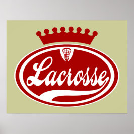 Póster Poster de la Corona de Lacrosse