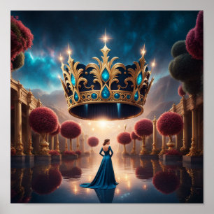Póster Poster de la corona reina