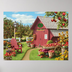 Póster Poster de la "cosecha de Apple" Alan Giana
