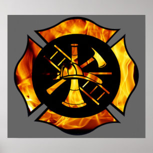 Póster Poster de la Cruz Maltesa Flamante 2