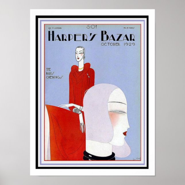 Póster Poster de la cubierta artística del bazar de Harpe (Frente)