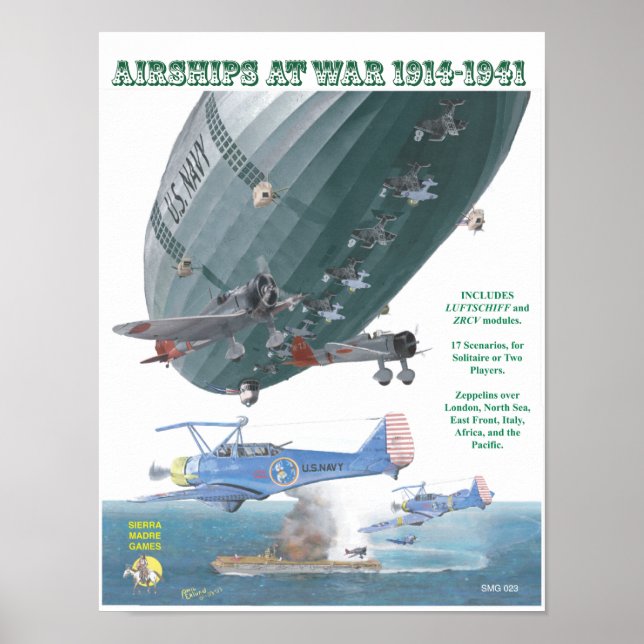 Póster Poster de la cubierta de los buques aéreos (AAW) (Frente)