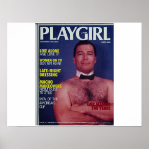 Póster Poster de la cubierta de Playgirl