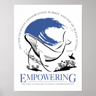 Póster poster de la Cumbre de la Juventud para la Conserv