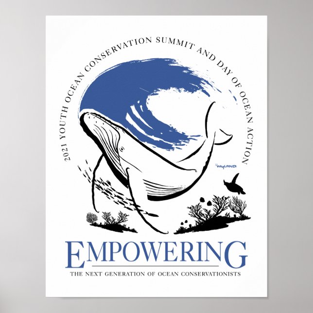 Póster poster de la Cumbre de la Juventud para la Conserv (Frente)