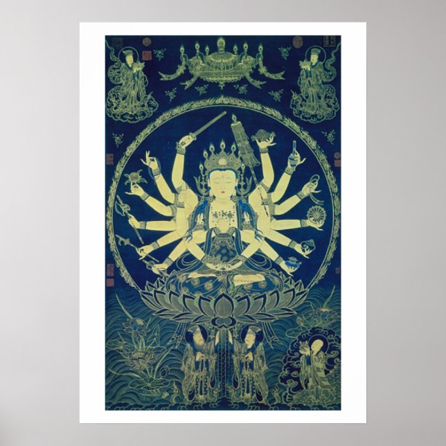 Póster Poster de la dinastía Cundi Avalokitasvara Ming (Frente)