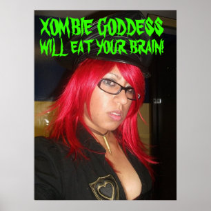 Póster Poster de la diosa de Xombie
