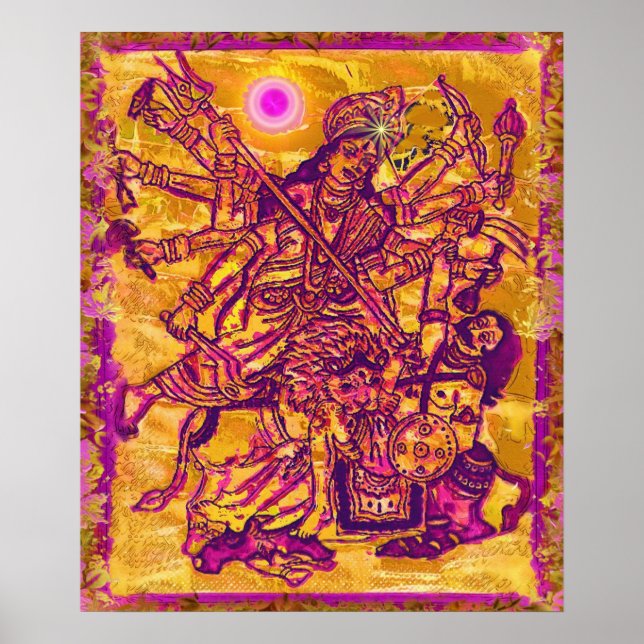 Póster Poster de la diosa Durga (Frente)