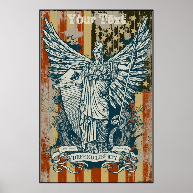 Póster Poster de la diosa libertaria (Frente)