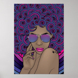 Póster Poster de la diva de Nubian