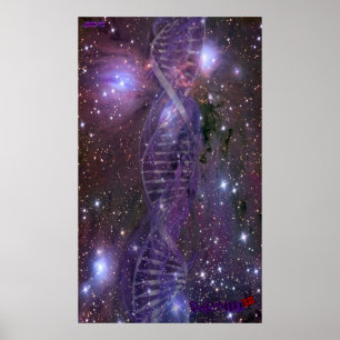 Póster poster de la DNA de la galaxia