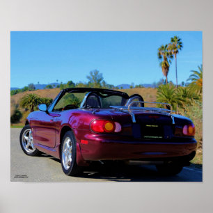 PÓSTER POSTER DE LA EDICIÓN ESPECIAL DE MIATA 2000