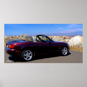 Póster poster DE LA EDICIÓN ESPECIAL DE MIATA DE 2000