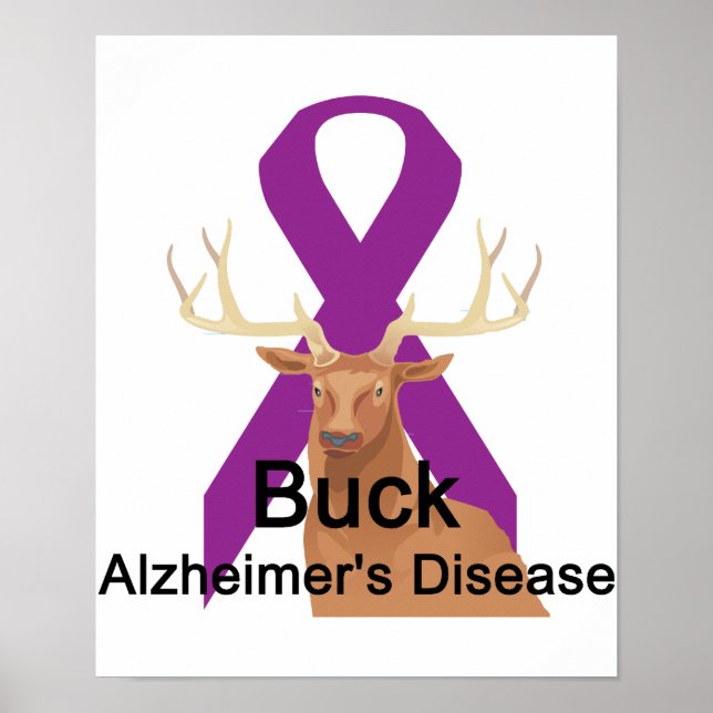 Póster Poster De La Enfermedad De Buck Alzheimer (Frente)
