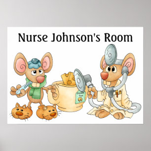 Póster Poster de la enfermera/del médico - SRF