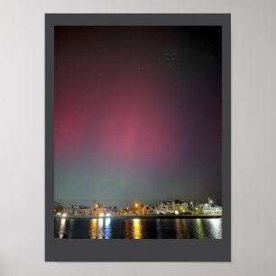 Póster Poster de la entrada de Manasquan Aurora Borealis