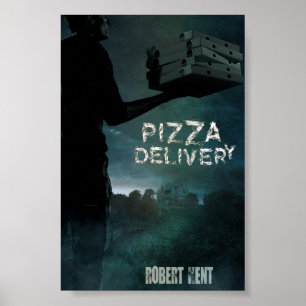Póster Poster de la entrega de la pizza