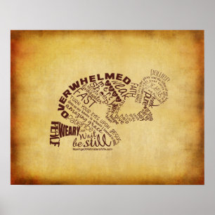 Póster poster de la época de la oración "La mujer que rez