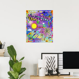 Póster Poster de la Era Nu de Venice Beach