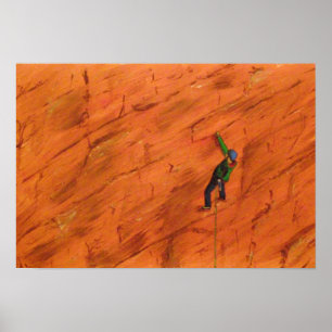 Póster Poster de la escalada