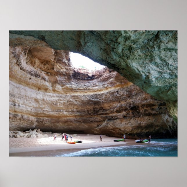 Póster Poster de la escena costera de Poço Partido Faro P (Frente)