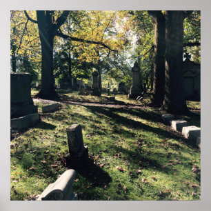 Póster Poster de la escena del cementerio