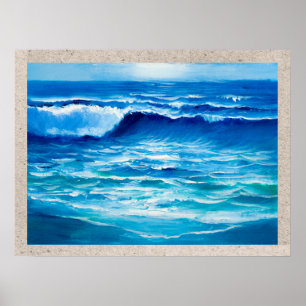 Póster Poster de la escena oceánica