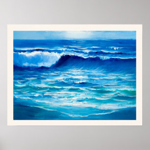 Póster Poster de la escena oceánica