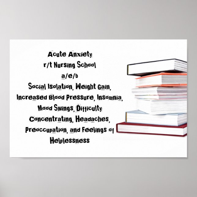 Póster Poster de la escuela de enfermería (Frente)