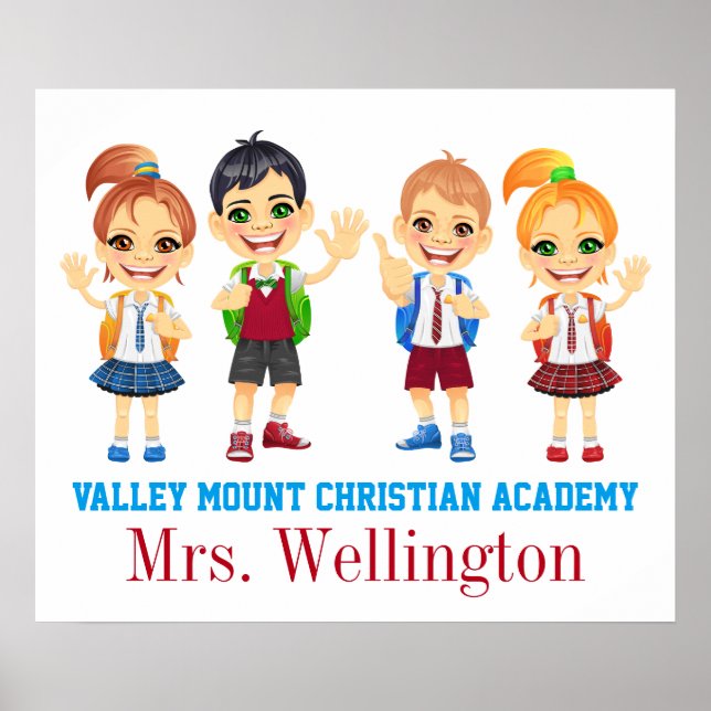 Póster Poster de la escuela de profesores - SRF (Frente)