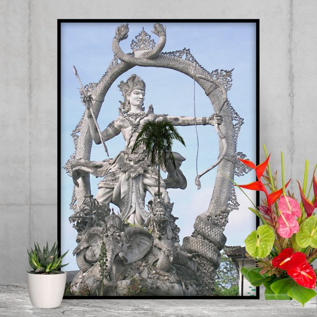 Póster Poster de la estatua de Arjuna (Subido por el creador)