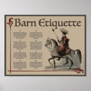 Póster Poster de la etiqueta Know Thy Barn