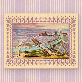 Póster Poster de la Expo de París de 1900