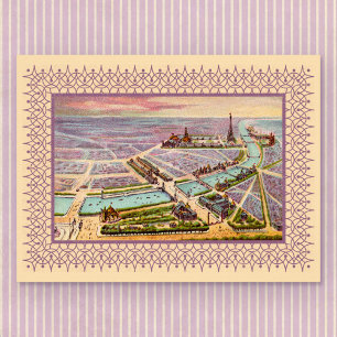 Póster Poster de la Expo de París de 1900