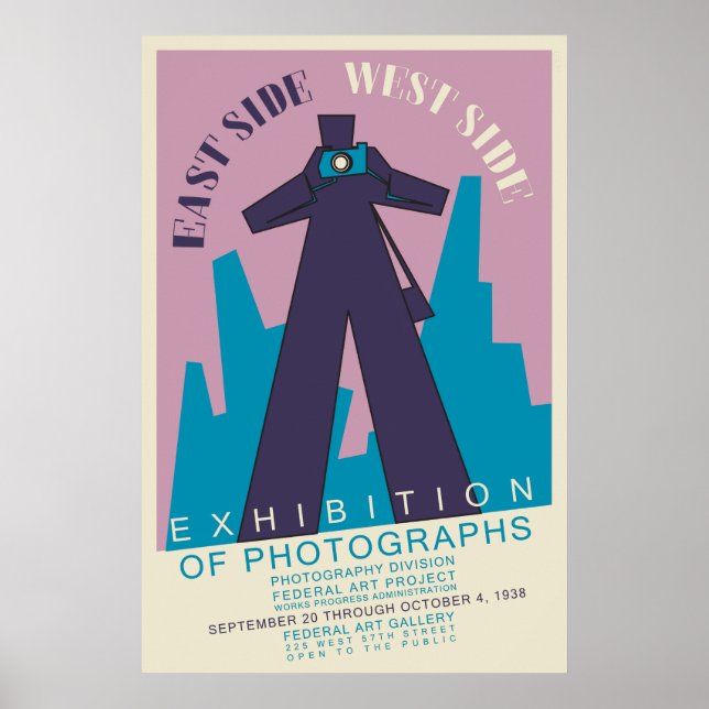 Póster poster de la exposición de fotografía de época de  (Frente)