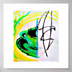 Póster Poster de la falta de definición del café de la