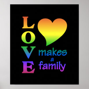 Póster Poster de la familia Rainbow
