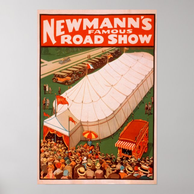Póster Poster de la famosa tienda de campaña de Newmann (Frente)