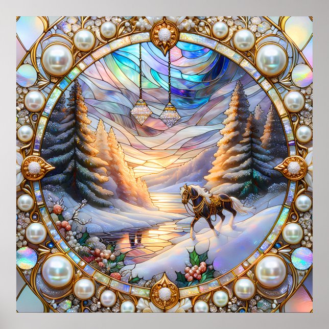 Póster Poster de la fantasía de invierno (Frente)